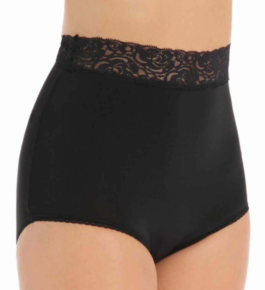 Lace Panties * | On Sale Teri Grace Lace Trim Microfiber Brief Panty 313