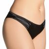 Brief Panties * | On Sale Pour Moi Contradiction Encore Tie Back Brief Panty 19703 Black