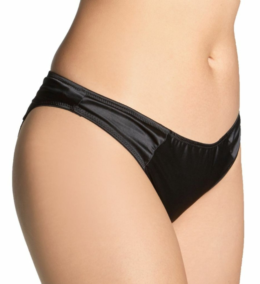 Brief Panties * | On Sale Pour Moi Contradiction Encore Tie Back Brief Panty 19703 Black