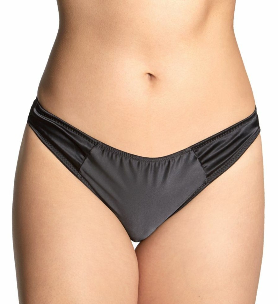 Brief Panties * | On Sale Pour Moi Contradiction Encore Tie Back Brief Panty 19703 Black