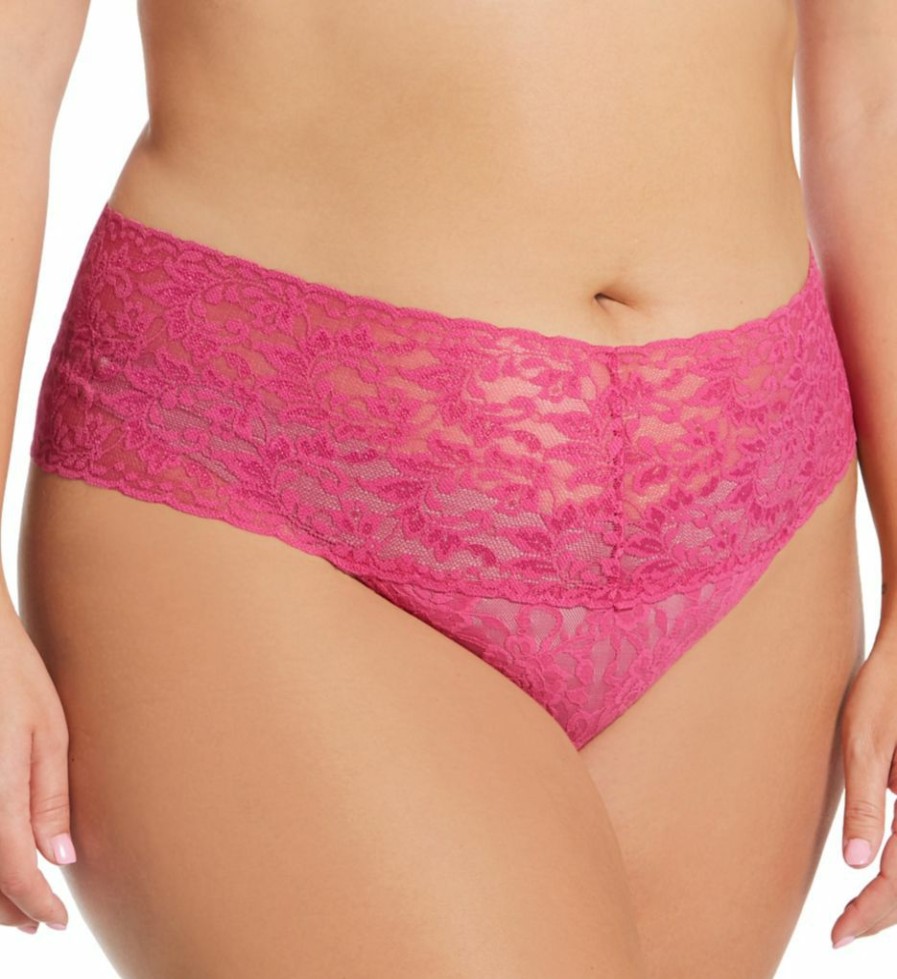 Thong Panties * | Free Delivery Hanky Panky Plus Size Retro Thong 9K1926X