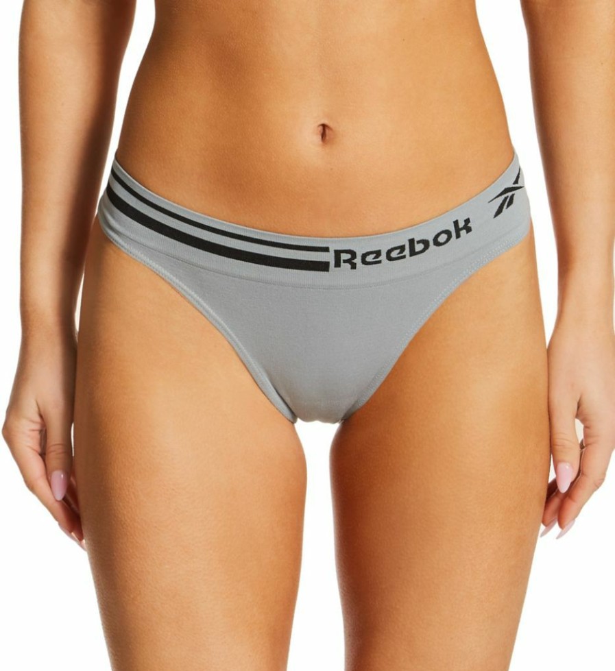 Thong Panties * | Best Quality Reebok Seamless Thong 4 Pack 213Uh11