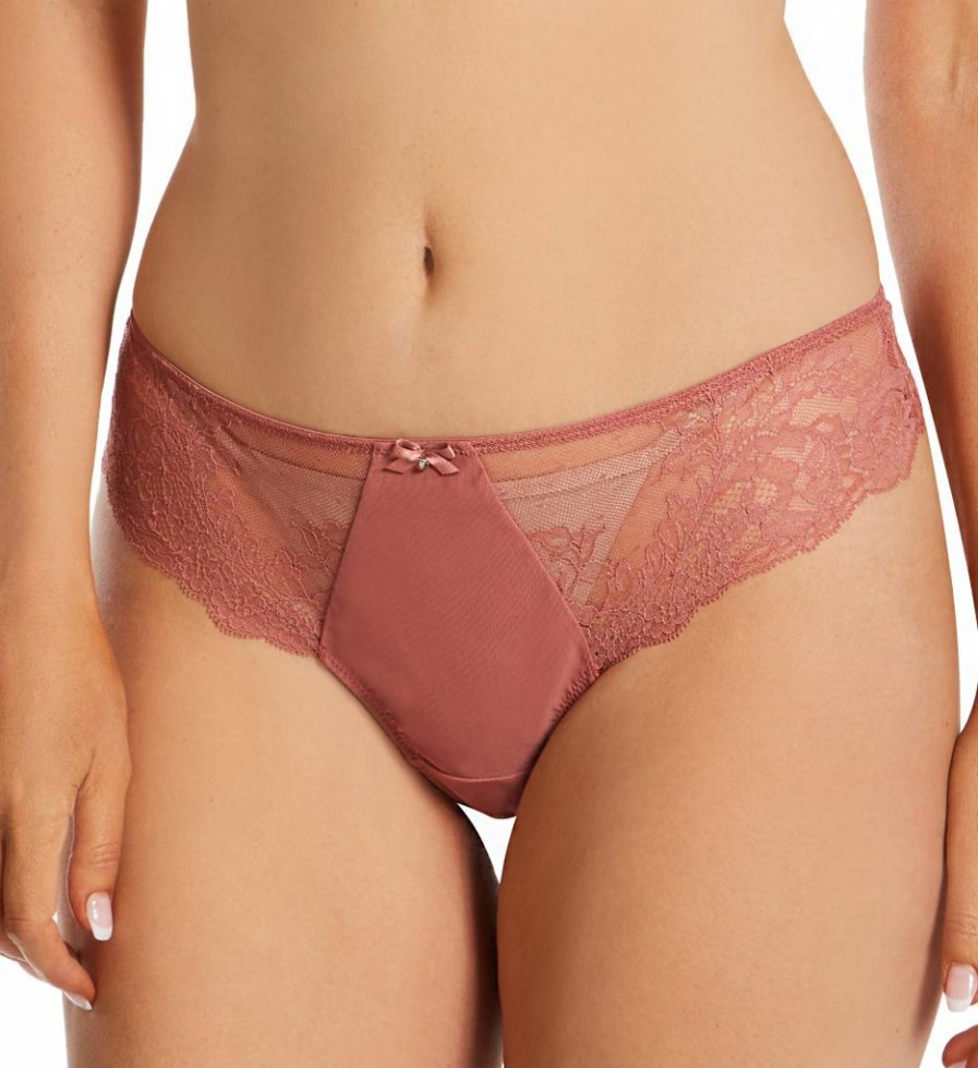 Thong Panties * | On Sale Panache Ana Thong Panty 9399 Sienna