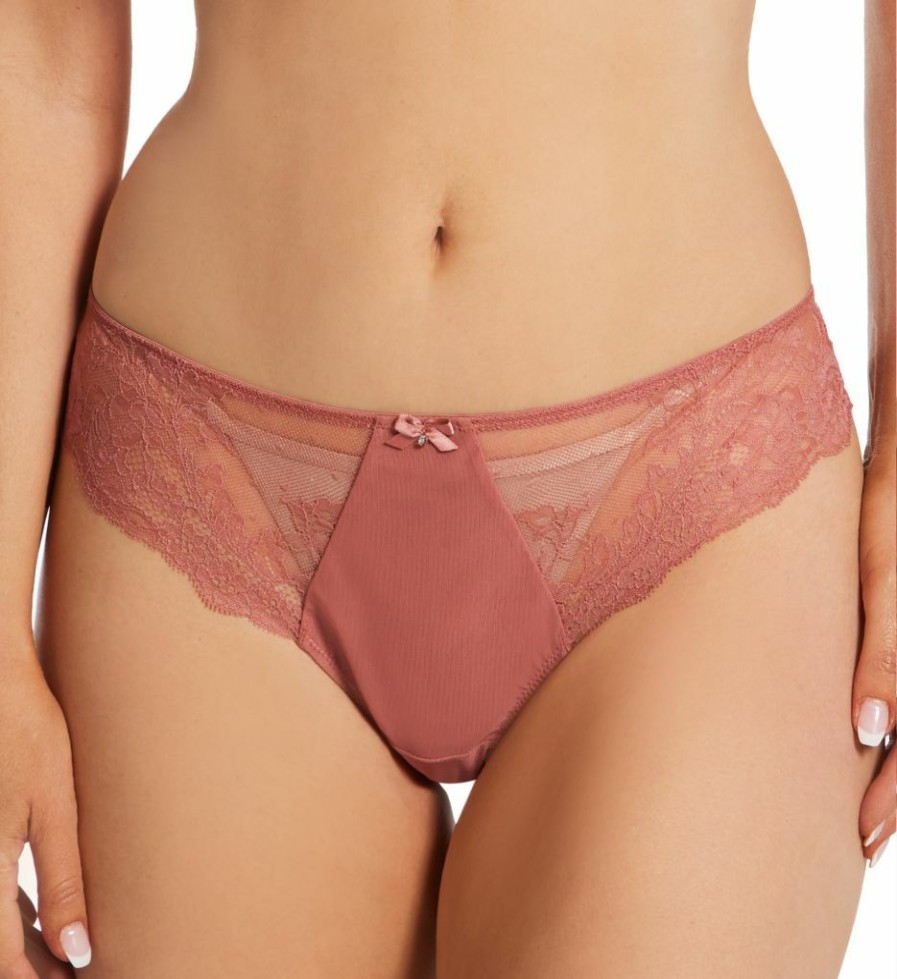 Thong Panties * | On Sale Panache Ana Thong Panty 9399 Sienna