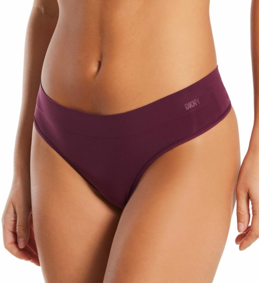 Thong Panties * | Excellent Dkny Seamless Litewear Thong Dk5016