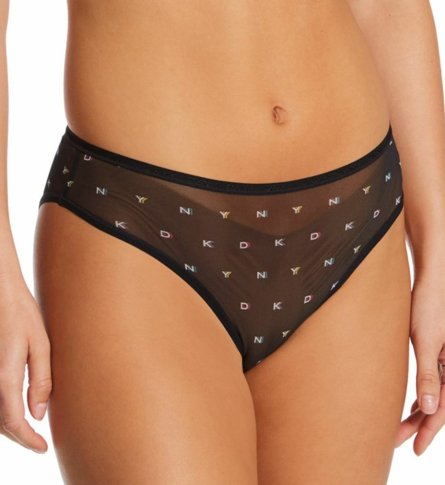 Bikini Panties * | Less Expensive Dkny Mesh Bikini Panty Dk5086