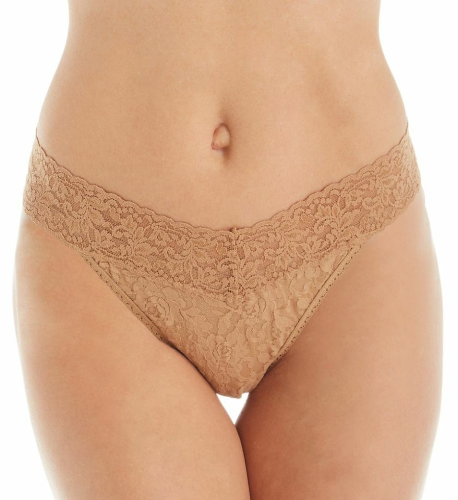 Lace Panties * | Glamor Model Hanky Panky Original Rise Signature Lace Thongs 5 Pack 4811F Classic