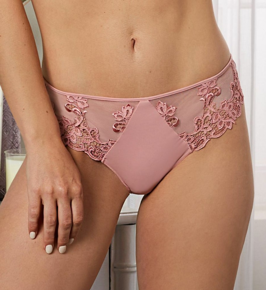 Bikini Panties * | New Collections Simone Perele Saga Embroidered Bikini Panty 15C720