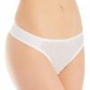 Thong Panties * | New Collections Carnival Tuxedo Lace Microfiber Low Rise Thong 3127