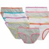 Brief Panties * | On Sale Maidenform Girl Brief Panty 9 Pack 1270 Popofheathers