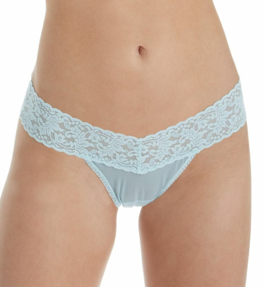 Thong Panties * | Fantastic Model Hanky Panky Mid-Rise Thong 2 Pack 2513Cu2