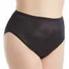 Brief Panties * | Less Expensive Shadowline Plus Size Nylon Hi-Leg Brief Panty 17842P