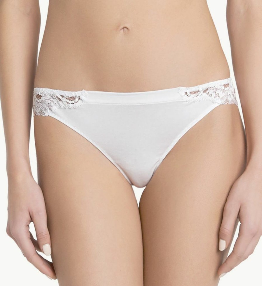 Thong Panties * | New Products La Perla Souple Lace Trim Thong 21058